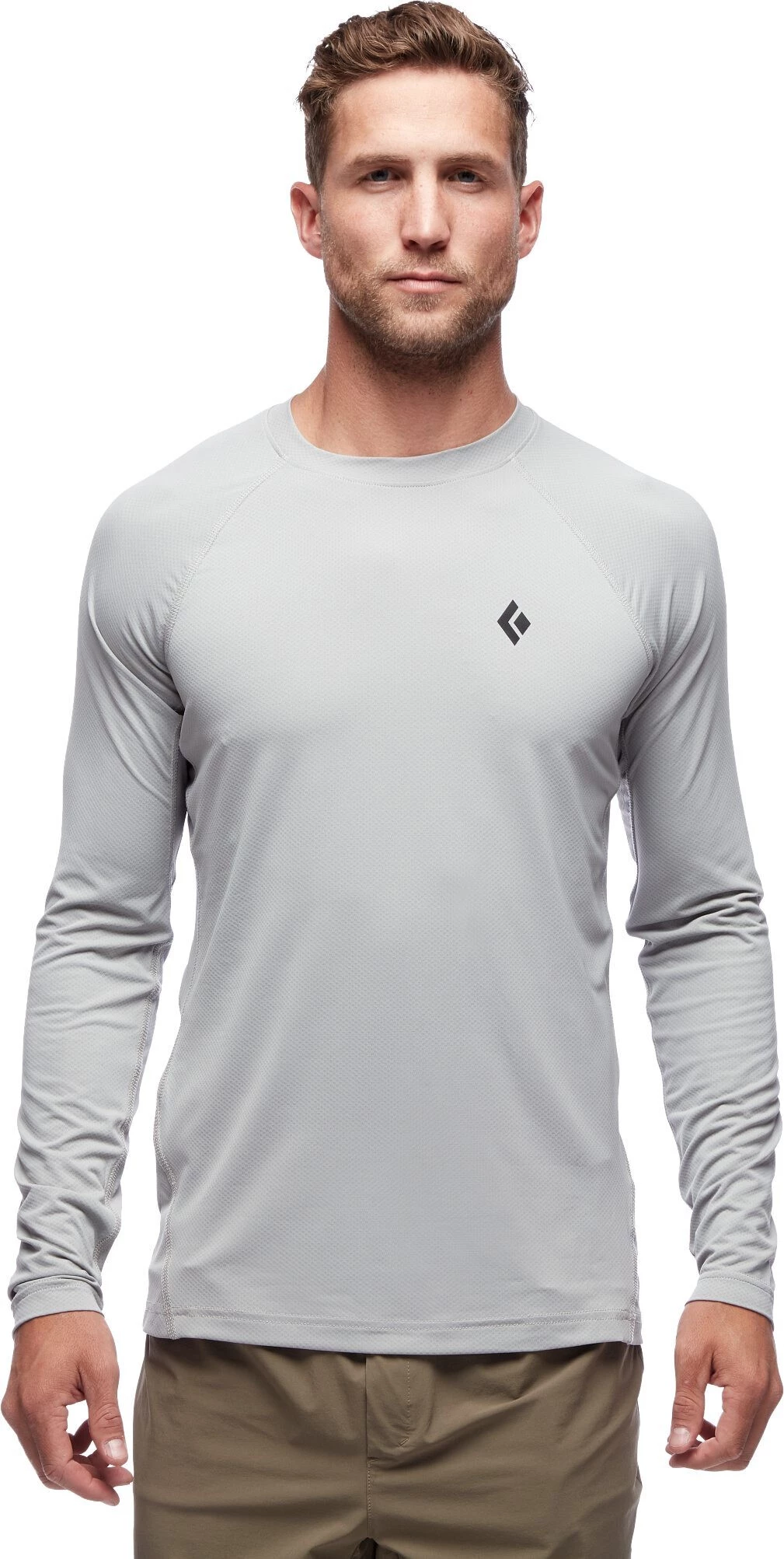 Black Diamond Alpenglow Crew T-shirts manches longues Homme, Bleu pétrole 4 Black Diamond Alpenglow Crew T-shirts manches longues Homme, Bleu pétrole – Image 2