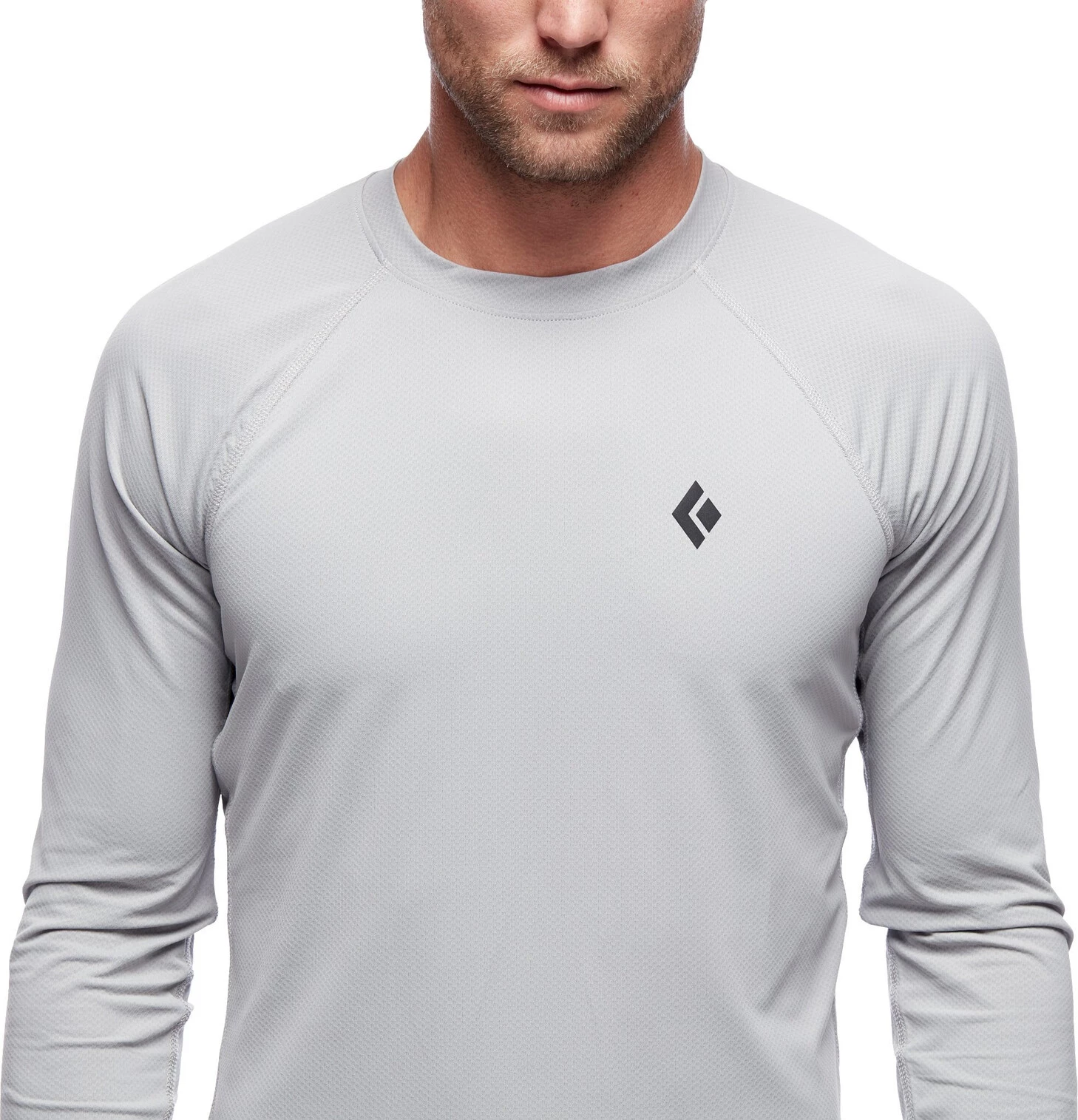 Black Diamond Alpenglow Crew T-shirts manches longues Homme, gris 6 Black Diamond Alpenglow Crew T-shirts manches longues Homme, gris – Image 4