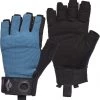 Black Diamond Crag Mitaines Homme, noir 2 Black Diamond Crag Mitaines Homme, noir -Escalade Homme Soldes black diamond crag half finger gloves men astral blue 1