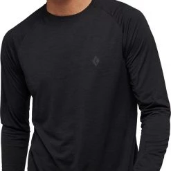 Black Diamond Lightwire LS Tech Tee Men, noir -Escalade Homme Soldes black diamond lightwire ls tech tee men black 2