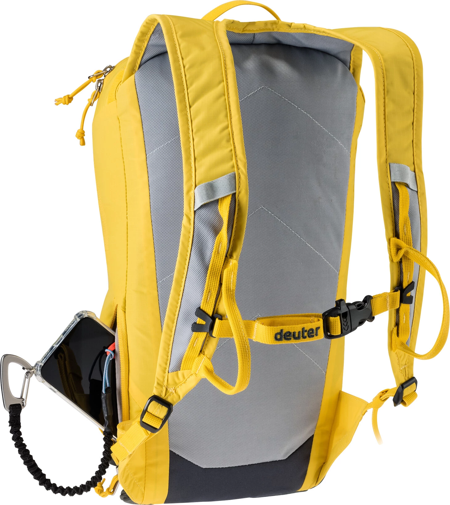 Deuter Gravity Pitch 12 Sac À Dos D'Escalade, jaune/Bleu pétrole 7 Deuter Gravity Pitch 12 Sac À Dos D'Escalade, jaune/Bleu pétrole – Image 5