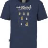 E9 Old School T-Shirt Homme, gris -Escalade Homme Soldes e9 old school t shirt men blue navy 1