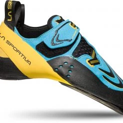 La Sportiva Futura Chaussons d'escalade Homme, bleu/jaune