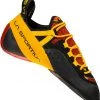 La Sportiva Genius Chaussons d'escalade, noir/rouge -Escalade Homme Soldes la sportiva genius climbing shoes unisex red yellow 1