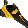 La Sportiva Solution Comp Chaussons d'escalade Homme, noir/jaune -Escalade Homme Soldes la sportiva solution comp climbing shoes men black yellow 1