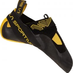 La Sportiva Theory Chaussons d'escalade Homme, noir/jaune
