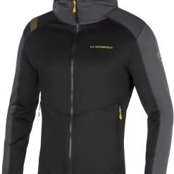 La Sportiva Upendo Sweat à capuche Homme, jaune/Bleu pétrole