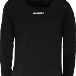 Mammut Aconcagua Light Veste Couche intermédiaire à capuche Homme, noir -Escalade Homme Soldes mammut aconcagua light ml hooded jacket men black 3 1
