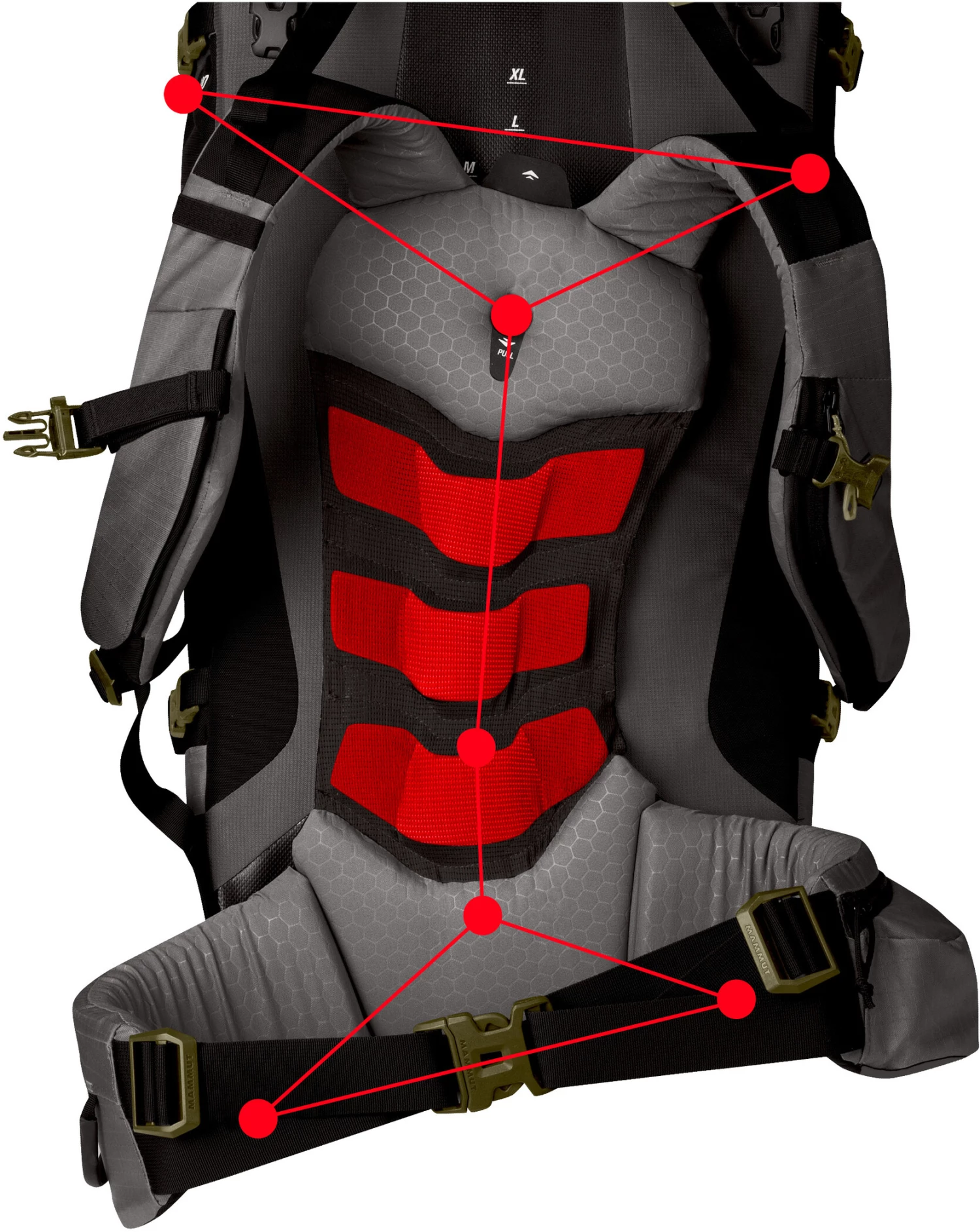 Mammut Trion Spine 75 Sac à dos, gris/noir 6 Mammut Trion Spine 75 Sac à dos, gris/noir – Image 4