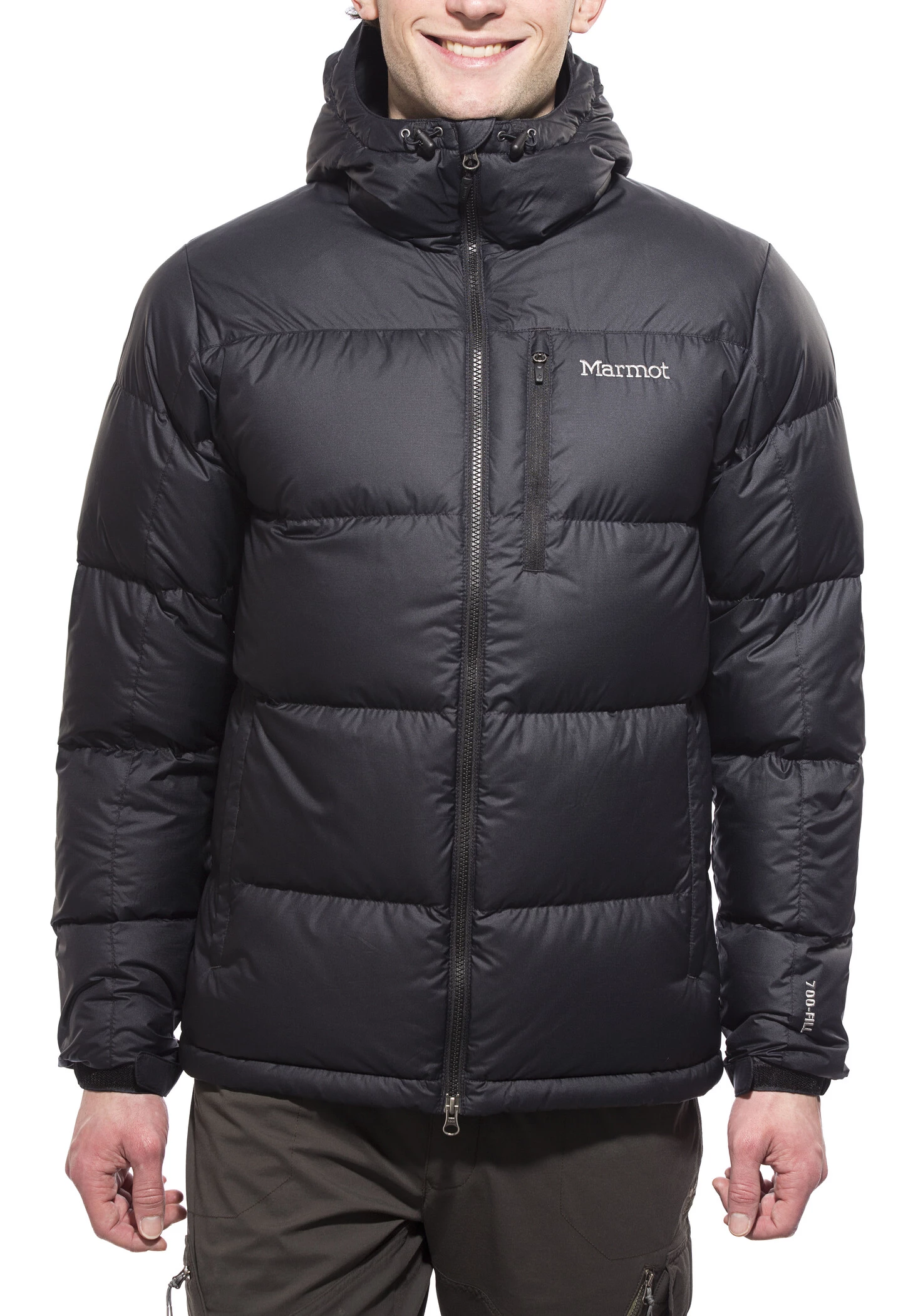 Marmot Guides Veste À Capuche En Duvet Homme, rouge/beige 4 Marmot Guides Veste À Capuche En Duvet Homme, rouge/beige – Image 2