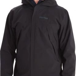 Marmot PreCip Eco Pro Veste Homme, noir -Escalade Homme Soldes marmot precip 3l jacket men black 4 2