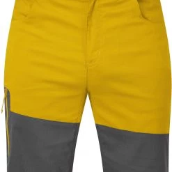 Mountain Equipment Anvil Short Homme, jaune/gris