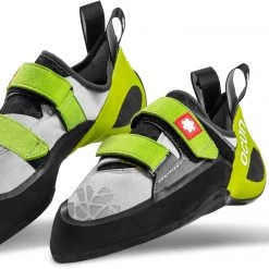 Ocun Jett QC Chaussons d'escalade, gris/jaune