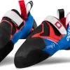 Ocun Nitro Chaussons d'escalade, bleu/rouge -Escalade Homme Soldes ocun nitro climbing shoes red 1