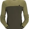 Rab Dihedral Haut Col Ras-Du-Cou Manches Longues Homme, bleu -Escalade Homme Soldes rab dihedral crew ls tee men chlorite green army 1