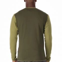 Rab Dihedral Haut Col Ras-Du-Cou Manches Longues Homme, bleu -Escalade Homme Soldes rab dihedral crew ls tee men chlorite green army 4