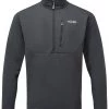 Rab Geon Sweat Jupe Pull-On Homme, gris -Escalade Homme Soldes rab geon pull on sweater men black steel marl 1 1