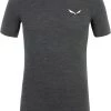 SALEWA Zebru Fresh Alpine Merino Responsive T-shirt manches courtes Homme, gris -Escalade Homme Soldes salewa zebru fresh alpine merino responsive ss tee men black out 1