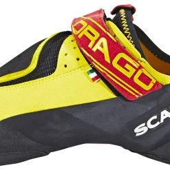 Scarpa Drago Chaussons d'escalade, jaune/noir 10 Scarpa Drago Chaussons d'escalade, jaune/noir -Escalade Homme Soldes scarpa drago climbing shoes unisex yellow 3