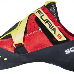 Scarpa Furia S Chaussons d'escalade, rouge/jaune -Escalade Homme Soldes scarpa furia s climbing shoes unisex parrot yellow 3