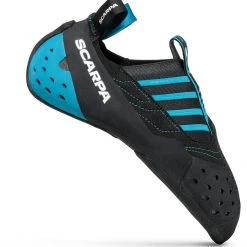 Scarpa Instinct S Chaussures d'escalade, noir/bleu -Escalade Homme Soldes scarpa instinct s climbing shoes black azure 3