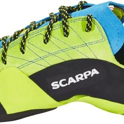 Scarpa Mago Chaussons d'escalade, vert/bleu -Escalade Homme Soldes scarpa mago climbing shoes unisex bright lime 3