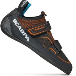 Scarpa Reflex V Chaussons d'escalade Homme, noir/orange
