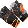 Skylotec SKYGRIP HalfFinger Gants d'escalade, noir/orange 1 Skylotec SKYGRIP HalfFinger Gants d'escalade, noir/orange -Escalade Homme Soldes skylotec skygrip halffinger climbing gloves black orange 1