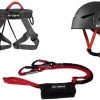 Stubai Ferrata Set, noir/rouge 2 Stubai Ferrata Set, noir/rouge -Escalade Homme Soldes stubai ferrata set black red 1