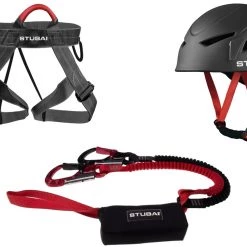 Stubai Ferrata Set, noir/rouge