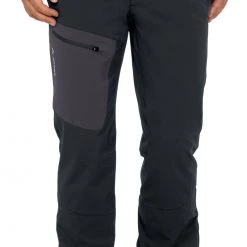 VAUDE Badile II Pantalon Taille longue Homme, noir -Escalade Homme Soldes vaude badile ii pant long men black 1