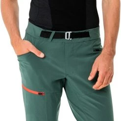 VAUDE Tekoa Biobased Pantalon Homme, vert -Escalade Homme Soldes vaude tekoa biobased pants men dusty forest 5