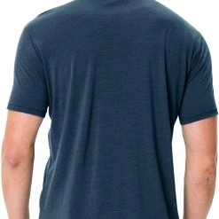 VAUDE Tekoa Wool T-shirt manches courtes Homme, vert -Escalade Homme Soldes vaude tekoa wool ss t shirt men dark sea 4