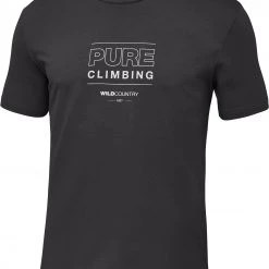 Wild Country Stamina T-Shirt Col Ras-Du-Cou Homme, noir